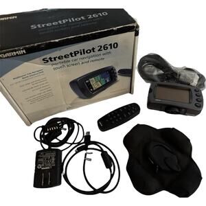 Garmin Streetpilot 2610 Navigator Complete In Original Box Remote Chords Papers